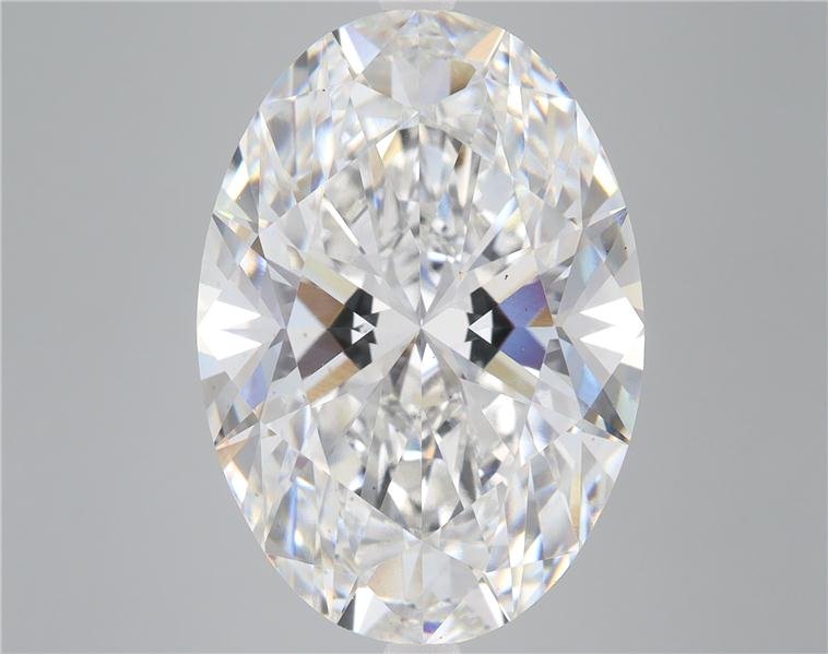 12.45ct E VS2 Rare Carat Ideal Cut Oval Lab Grown Diamond