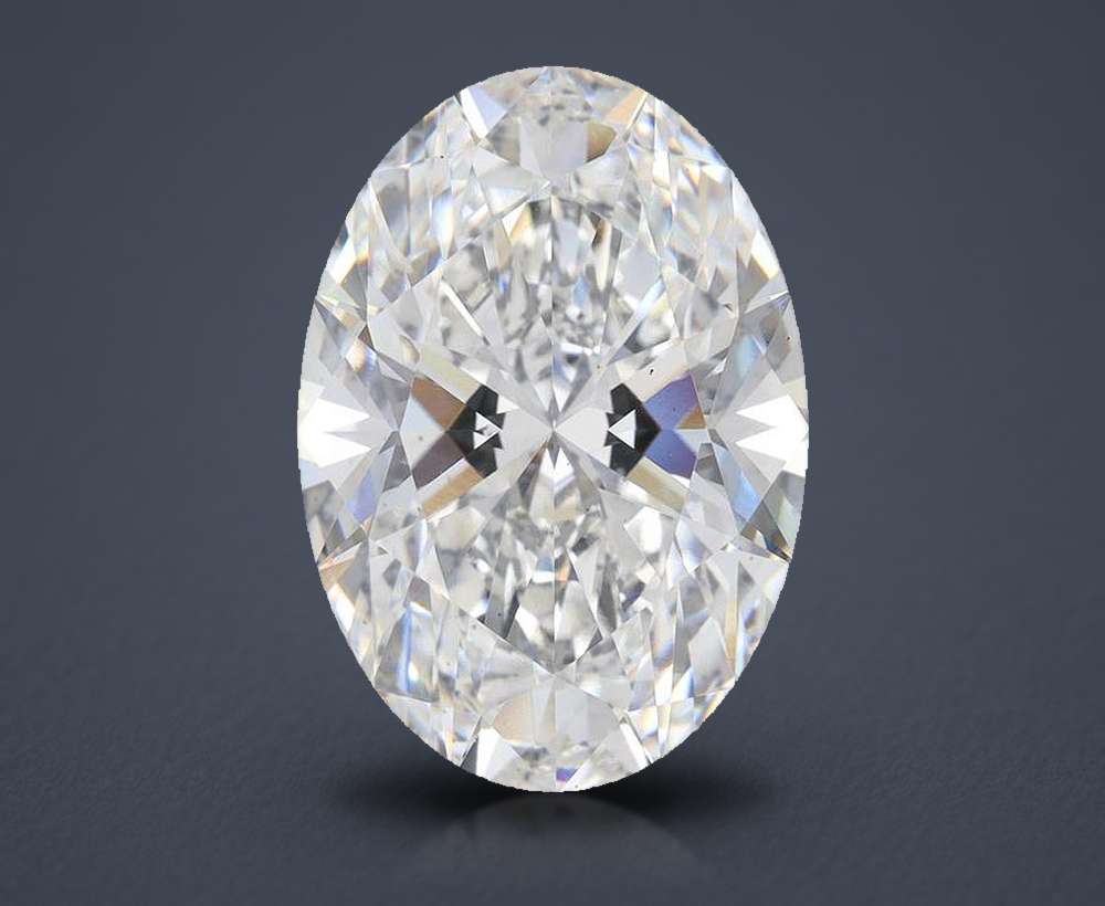 12.45 Carat Oval Lab Diamond