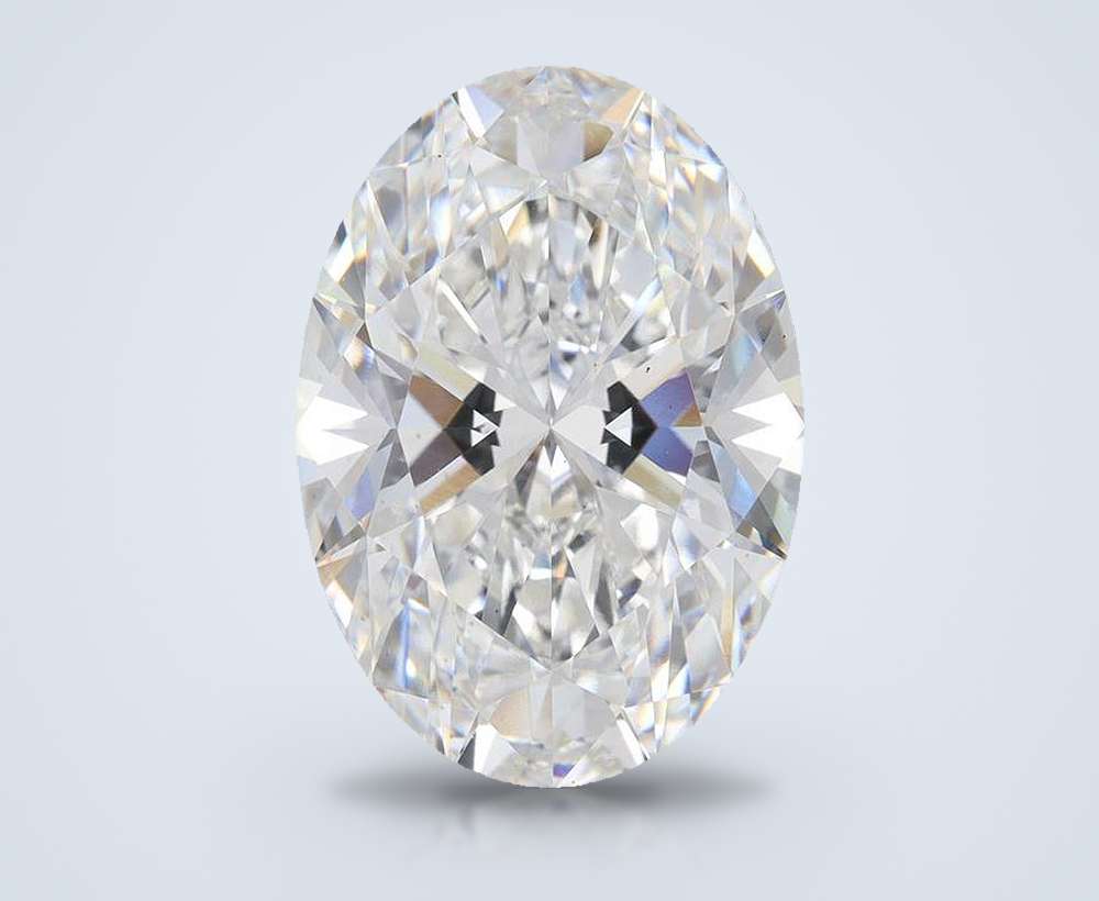 12.45 Carat Oval Lab Diamond