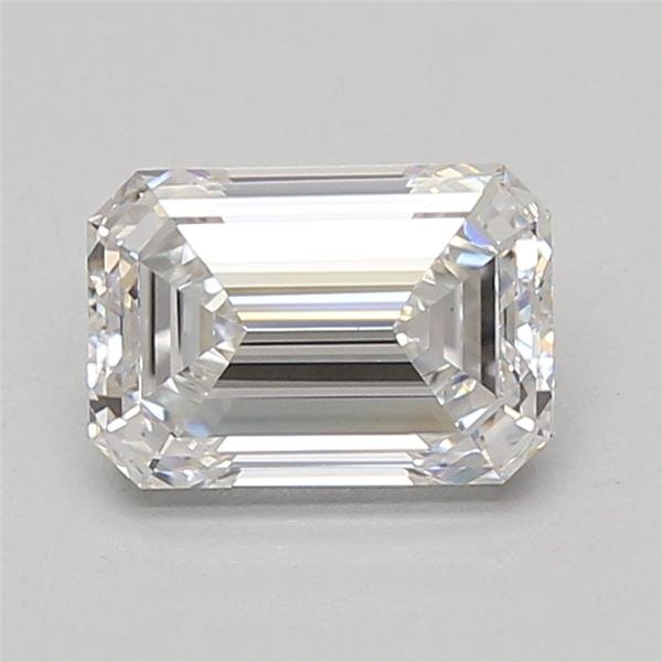 1.89ct D VVS2 Rare Carat Ideal Cut Emerald Lab Grown Diamond
