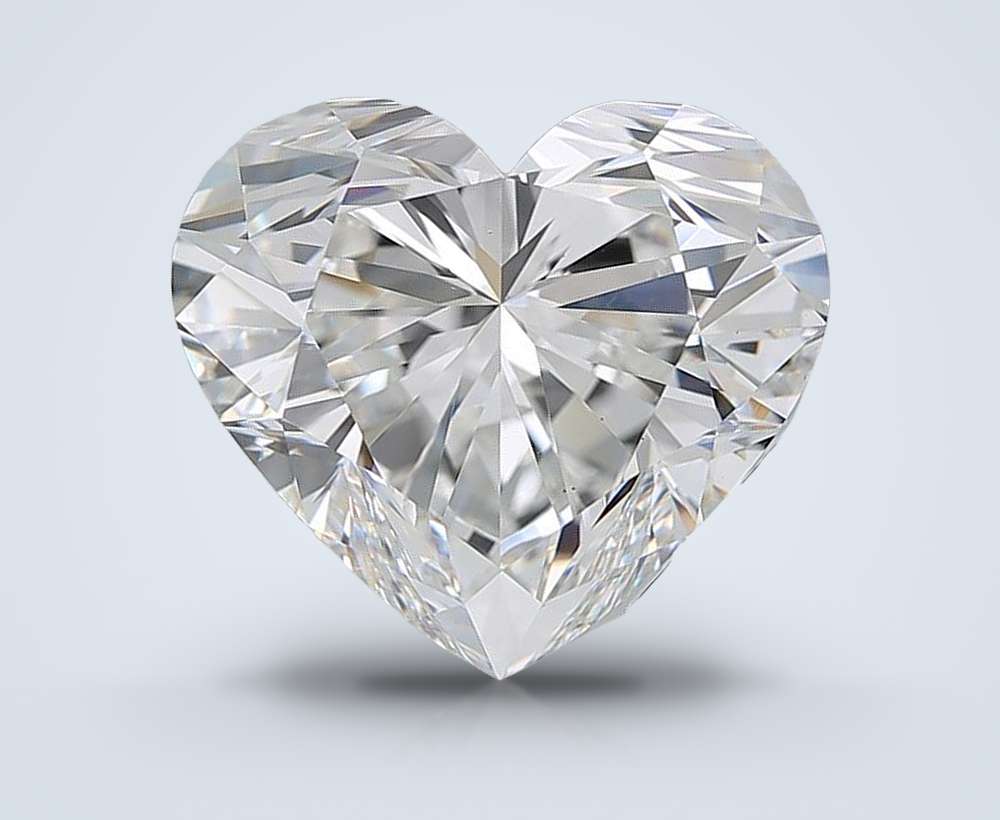 9.04 Carat Heart Natural Diamond