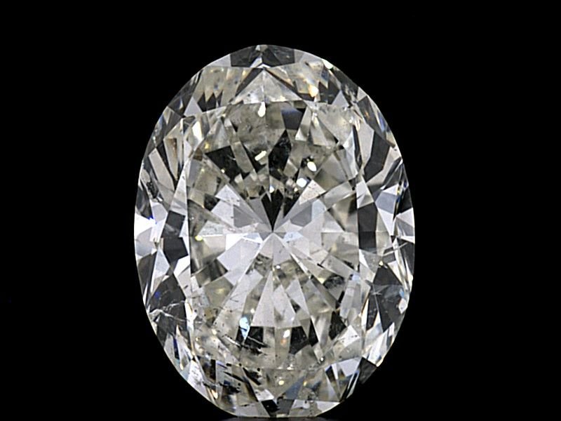 2.50ct K SI2 Rare Carat Ideal Cut Oval Diamond