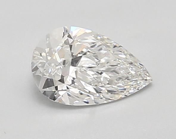 0.89ct D VVS2 Rare Carat Ideal Cut Pear Lab Grown Diamond