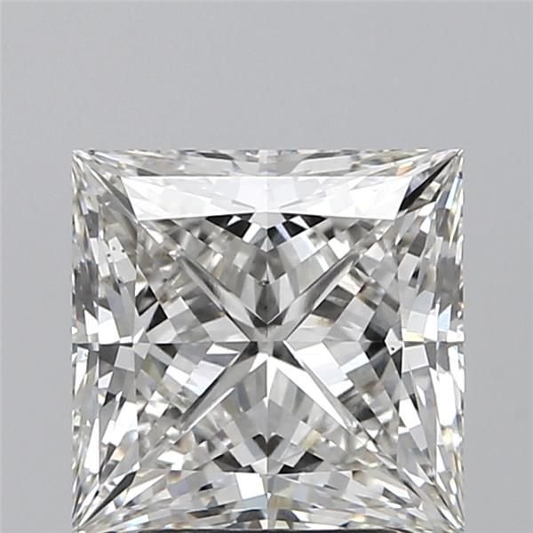 3.26ct I VS2 Rare Carat Ideal Cut Princess Lab Grown Diamond