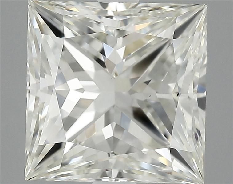 3.02ct J VS2 Rare Carat Ideal Cut Princess Diamond