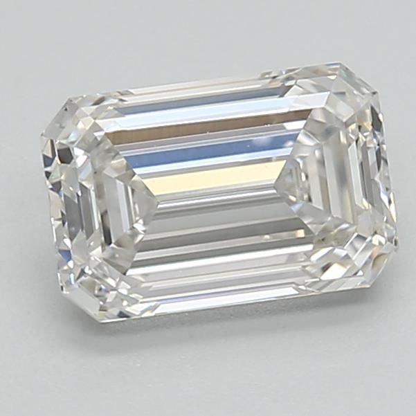 1.31ct G VVS2 Rare Carat Ideal Cut Emerald Lab Grown Diamond