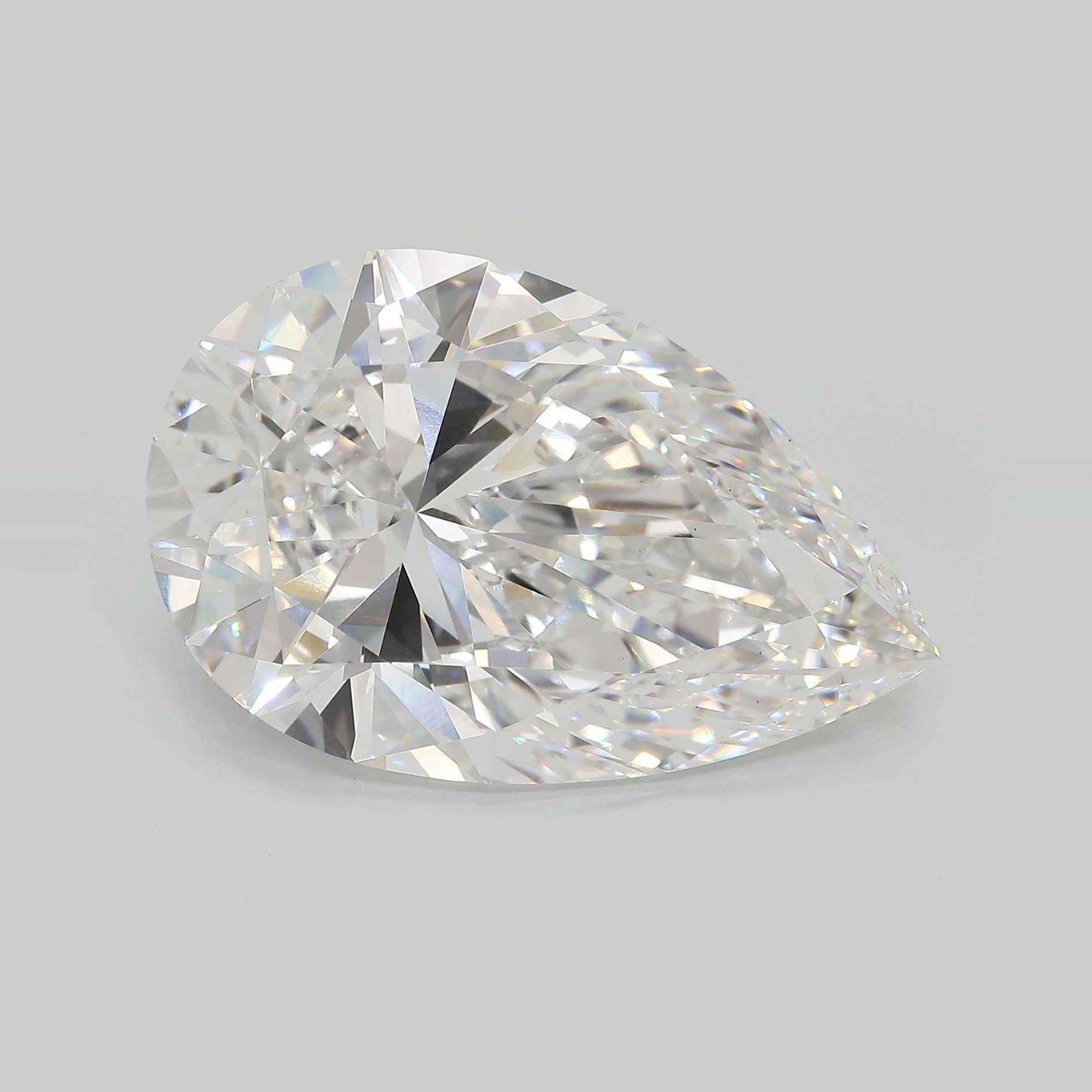 18.05ct F VS1 Excellent Cut Pear Lab Grown Diamond