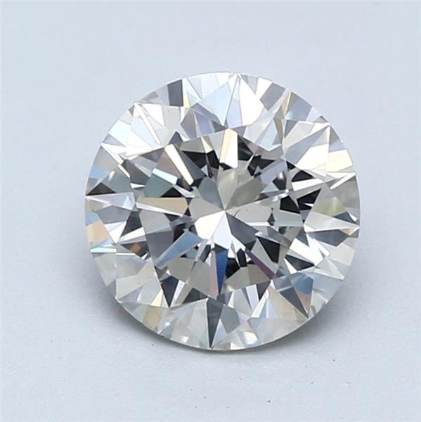 1.70ct H SI1 Rare Carat Ideal Cut Round Diamond