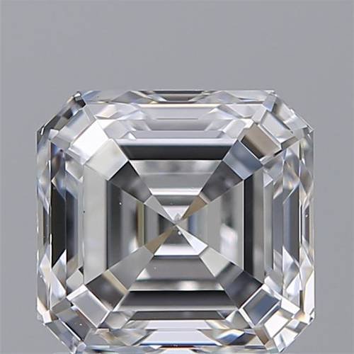 1.31ct D VS2 Rare Carat Ideal Cut Asscher Diamond