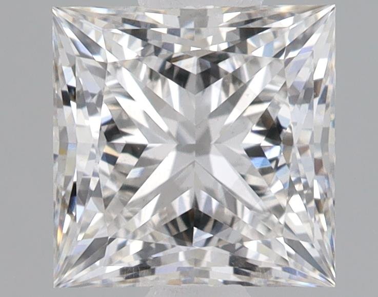 1.21ct F SI1 Rare Carat Ideal Cut Princess Lab Grown Diamond