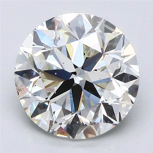 3.01ct K SI2 Very Good Cut Round Diamond