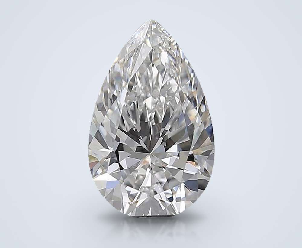 3.00 Carat Pear Lab Diamond