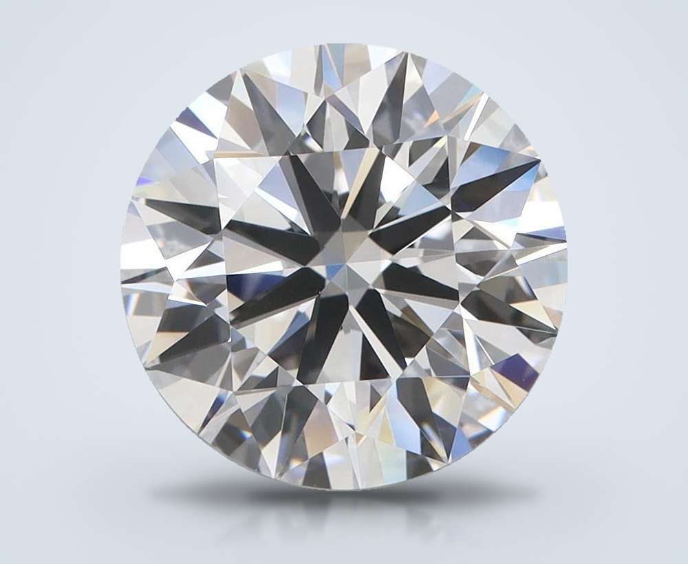4.09 Carat Round Lab Diamond