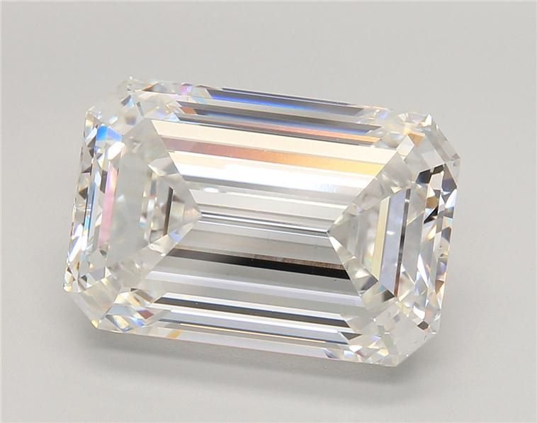 9.07ct F VS1 Rare Carat Ideal Cut Emerald Lab Grown Diamond