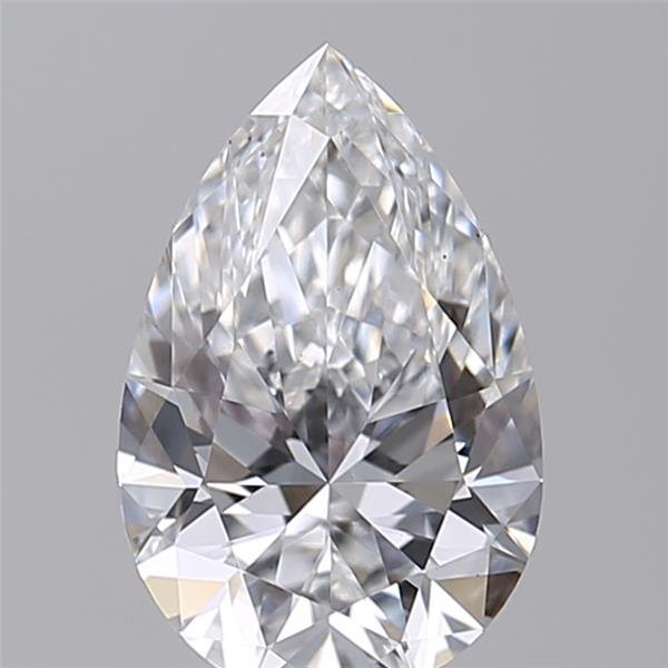 0.89ct E VS1 Rare Carat Ideal Cut Pear Lab Grown Diamond