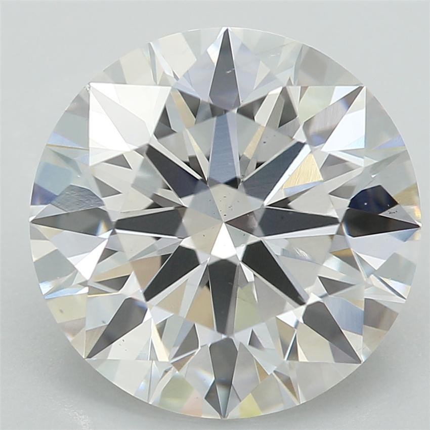 3.08ct E VS1 Rare Carat Ideal Cut Round Lab Grown Diamond