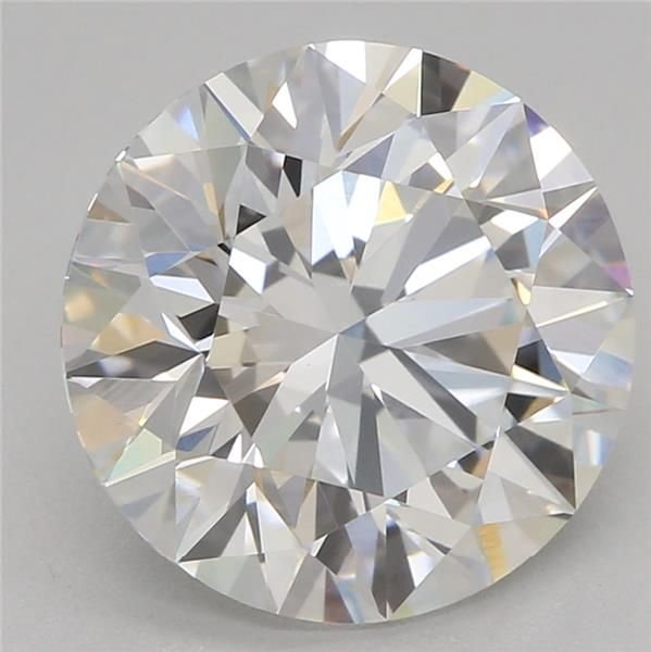 2.57ct F VS1 Rare Carat Ideal Cut Round Lab Grown Diamond