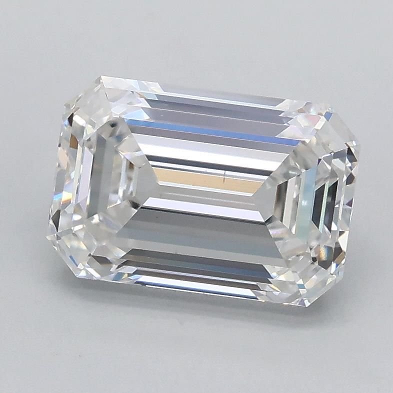 1.55ct E VS1 Rare Carat Ideal Cut Emerald Lab Grown Diamond