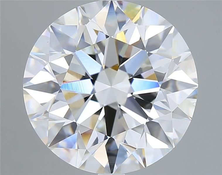 8.02ct G VS2 Rare Carat Ideal Cut Round Diamond