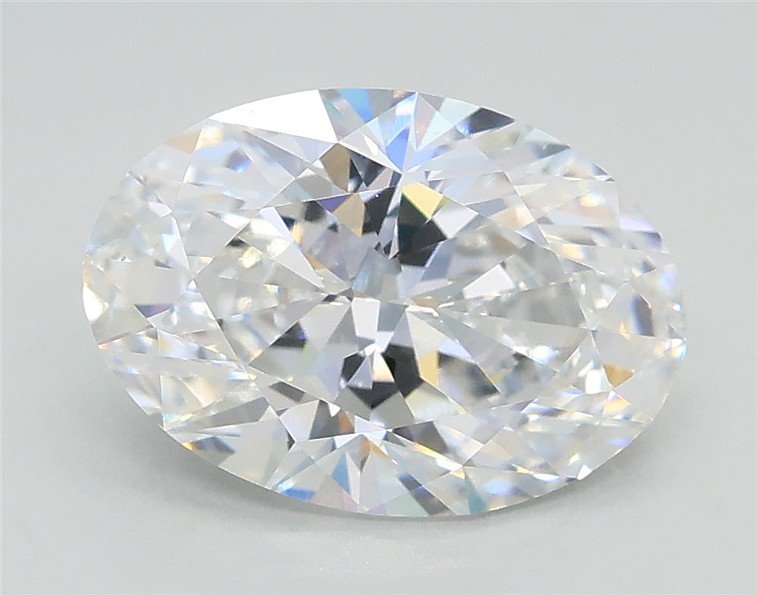 2.01ct D VVS2 Rare Carat Ideal Cut Oval Lab Grown Diamond
