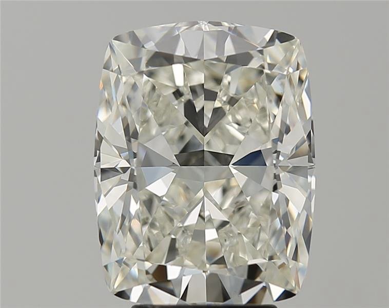 5.04ct J VS2 Rare Carat Ideal Cut Cushion Diamond