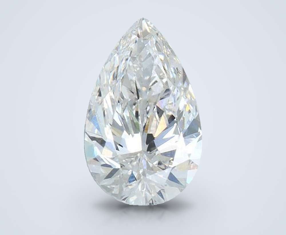 1.71 Carat Pear Lab Diamond