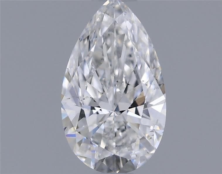 0.57ct E VS2 Rare Carat Ideal Cut Pear Lab Grown Diamond