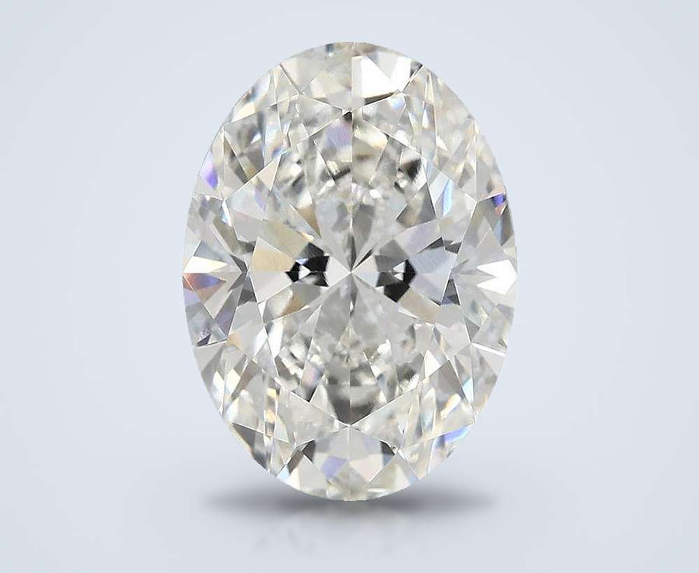 3.87 Carat Oval Lab Diamond