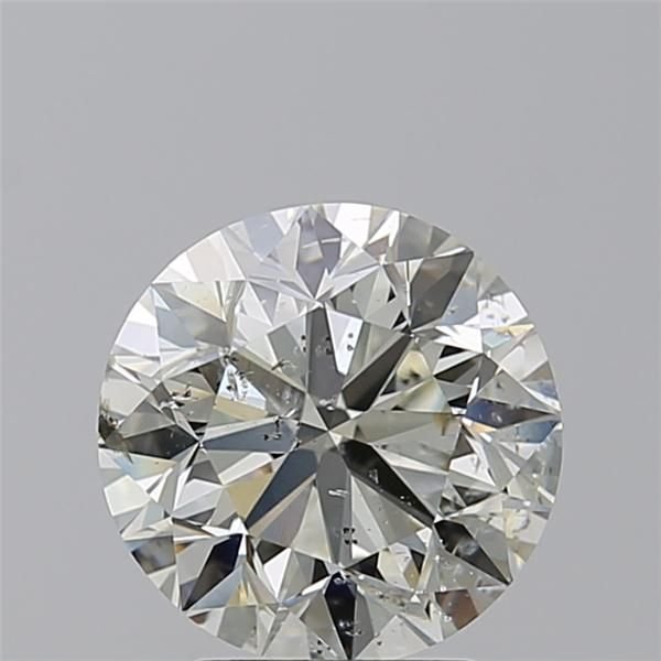 3.03ct I SI2 Very Good Cut Round Diamond