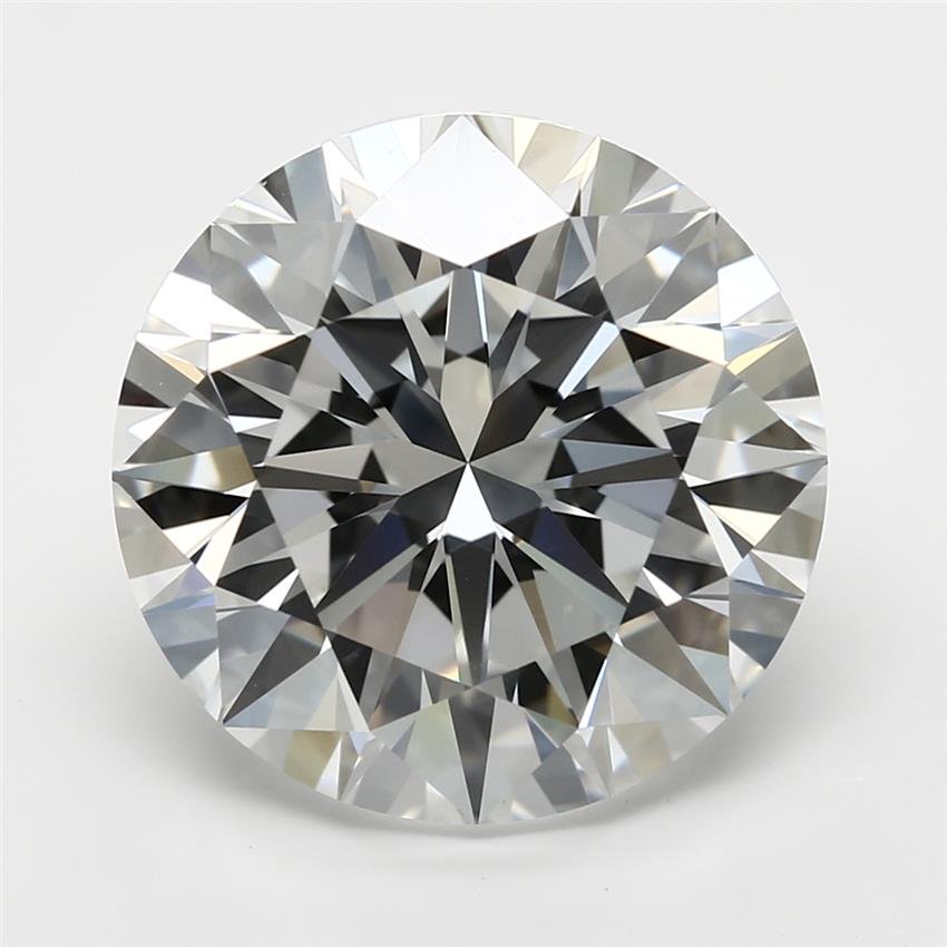 5.58ct F IF Rare Carat Ideal Cut Round Diamond