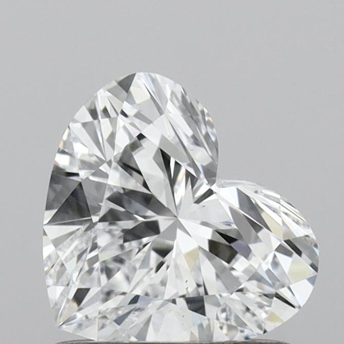 0.82ct D VS1 Rare Carat Ideal Cut Heart Lab Grown Diamond