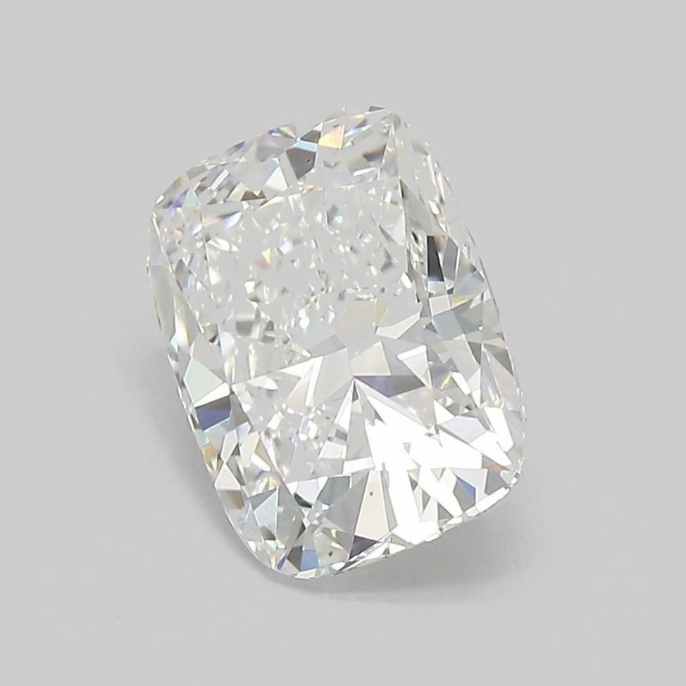 3.18ct F VS1 Rare Carat Ideal Cut Cushion Lab Grown Diamond