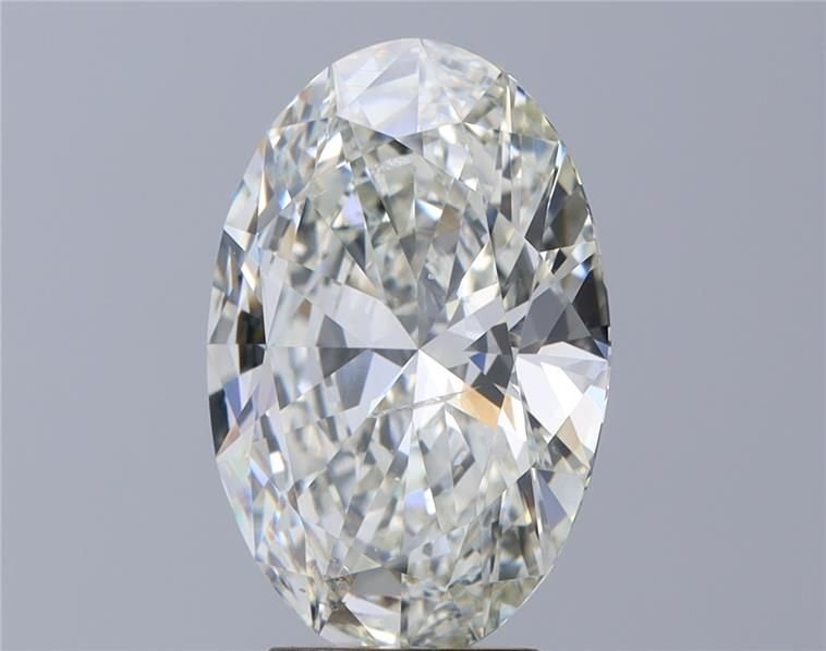 4.05ct J SI2 Rare Carat Ideal Cut Oval Diamond