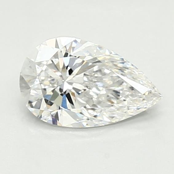 0.63ct E VS2 Rare Carat Ideal Cut Pear Lab Grown Diamond