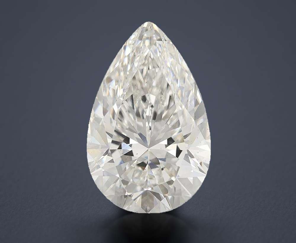 5.97 Carat Pear Lab Diamond