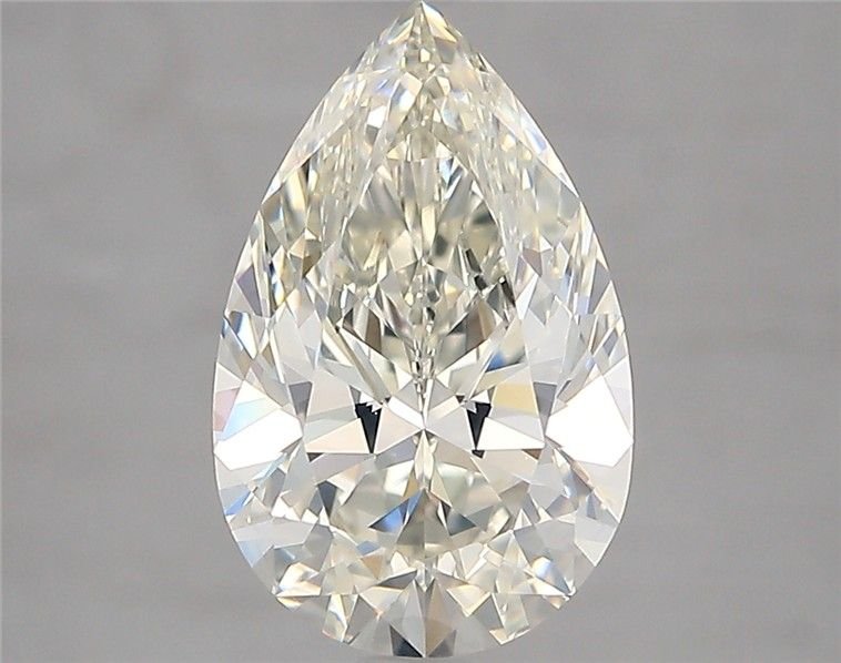 2.52ct K VS2 Rare Carat Ideal Cut Pear Diamond