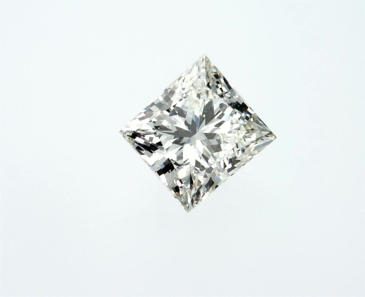 1.10ct J SI2 Very Good Cut Princess Diamond