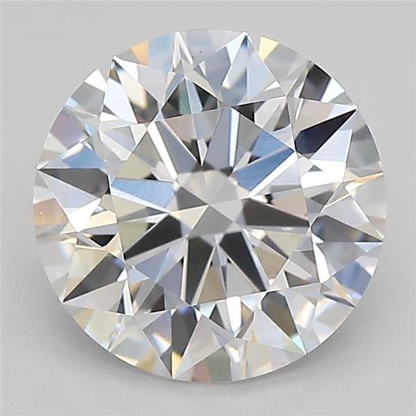 2.14ct D VVS2 Rare Carat Ideal Cut Round Lab Grown Diamond