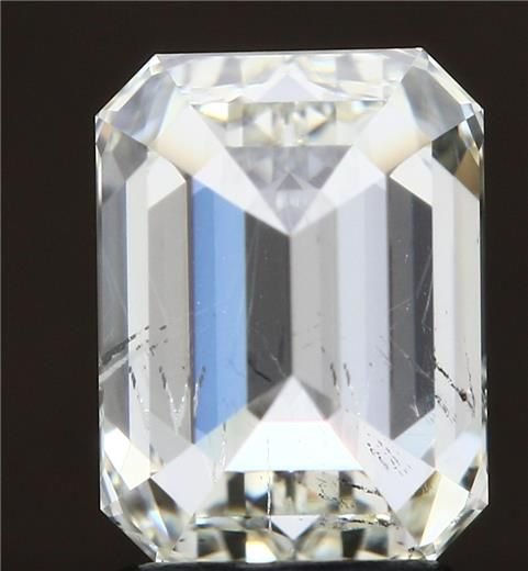 2.52ct K SI2 Excellent Cut Emerald Diamond