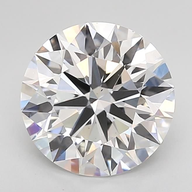 2.49ct E VS2 Rare Carat Ideal Cut Round Lab Grown Diamond