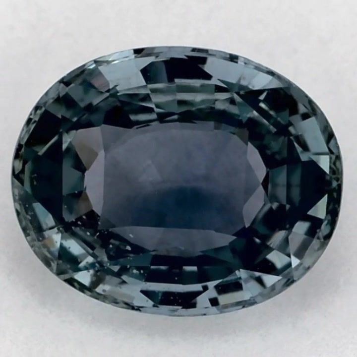 2.31 Carat Green Oval Sapphire