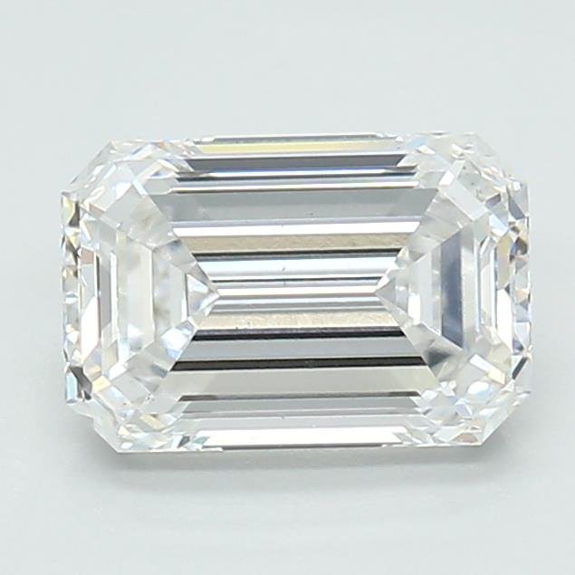 1.46ct D VS1 Rare Carat Ideal Cut Emerald Lab Grown Diamond