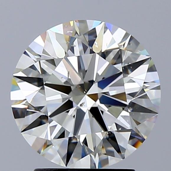 2.52ct K SI2 Rare Carat Ideal Cut Round Diamond