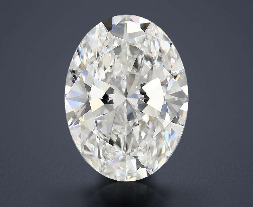 3.82 Carat Oval Lab Diamond