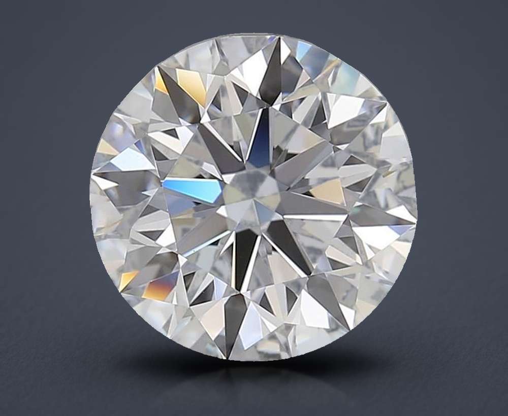 4.02 Carat Round Lab Diamond