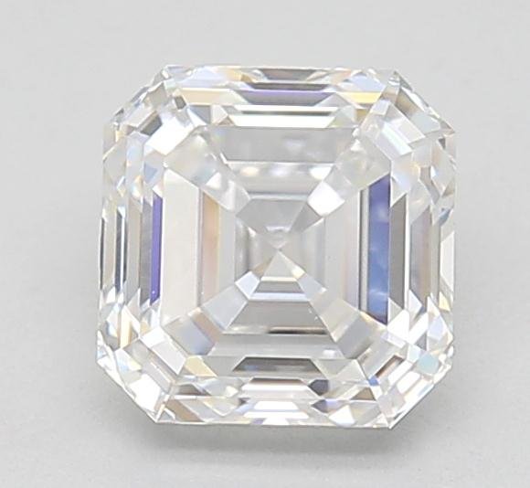 1.52ct D VS2 Rare Carat Ideal Cut Asscher Lab Grown Diamond