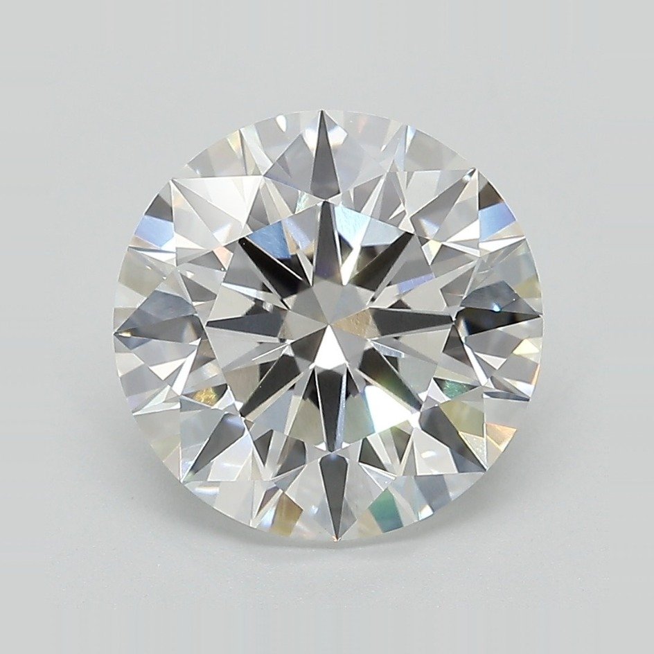 4.04ct E VVS2 Rare Carat Ideal Cut Round Lab Grown Diamond