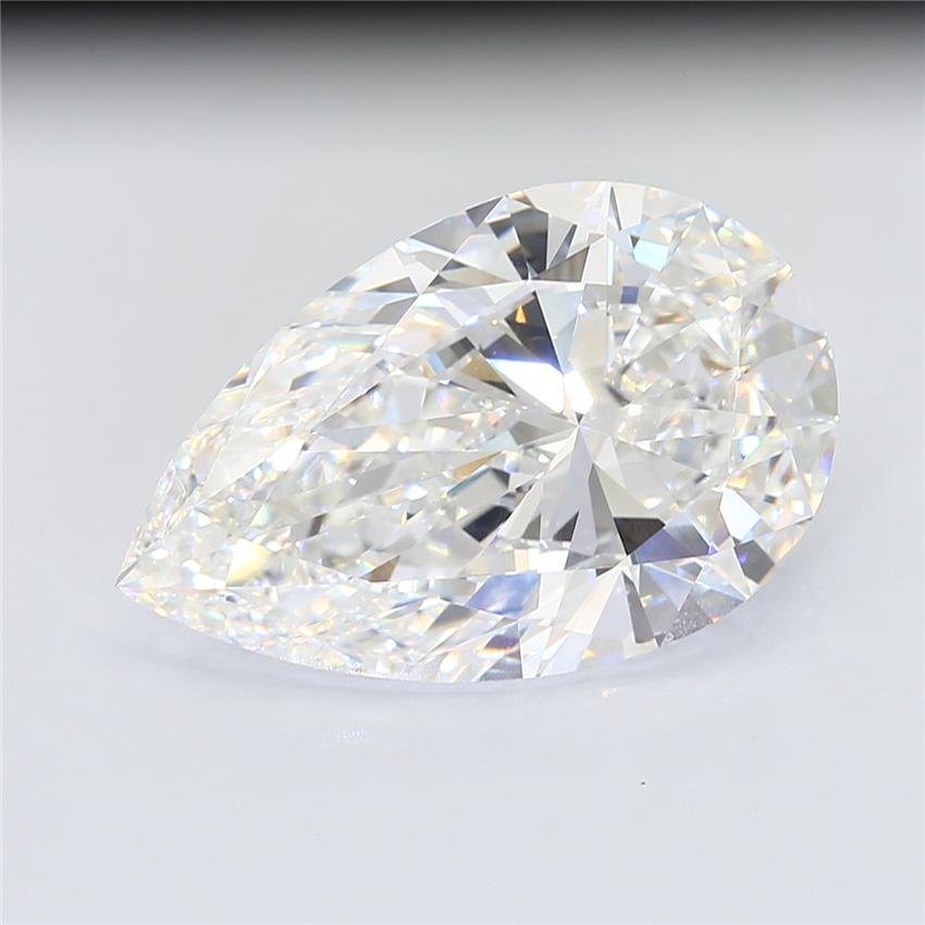 20.06ct F VVS2 Rare Carat Ideal Cut Pear Lab Grown Diamond