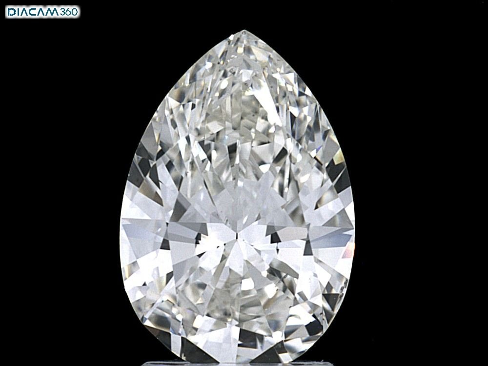 2.16ct J SI2 Excellent Cut Pear Diamond