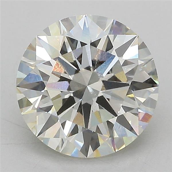 3.04ct J VS1 Rare Carat Ideal Cut Round Lab Grown Diamond